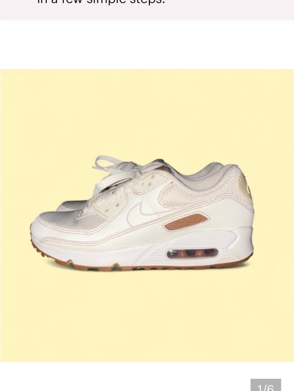 Nike Air Max 90 Twist Summit White & Gum Women’s Sneaker